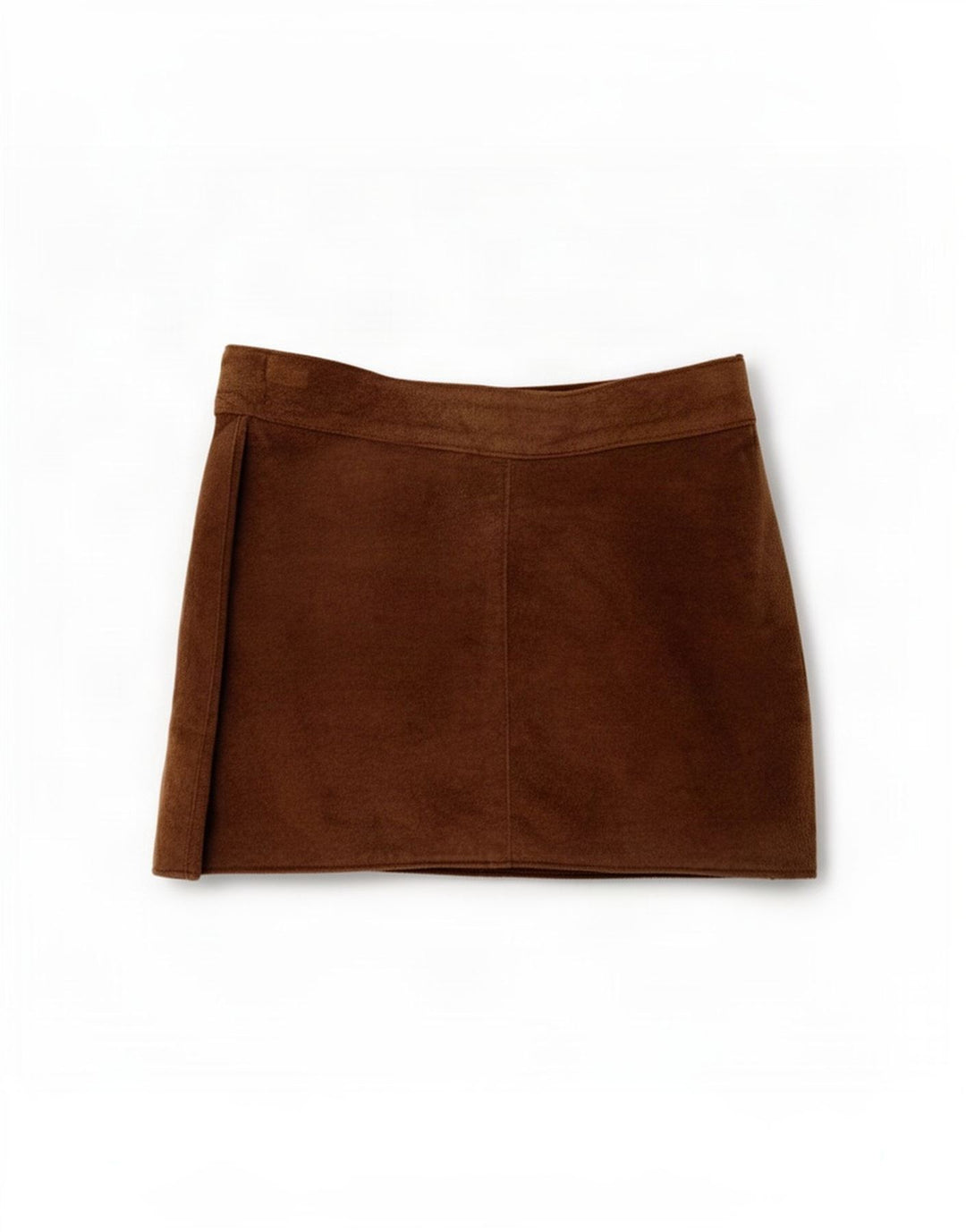Женская замшевая мини-юбка Zara IT 44 Medium W25 Коричневая