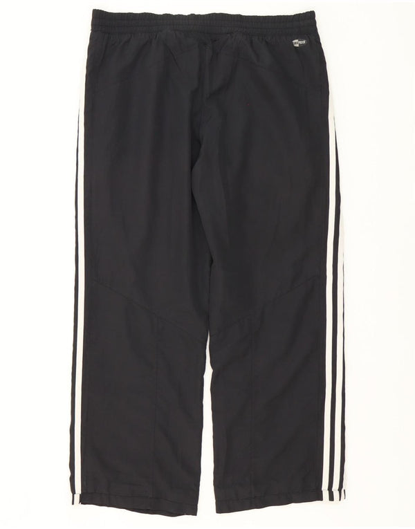 Adidas Pantalon de survêtement Clima Proof pour femme UK 12 Medium Noir Polyester