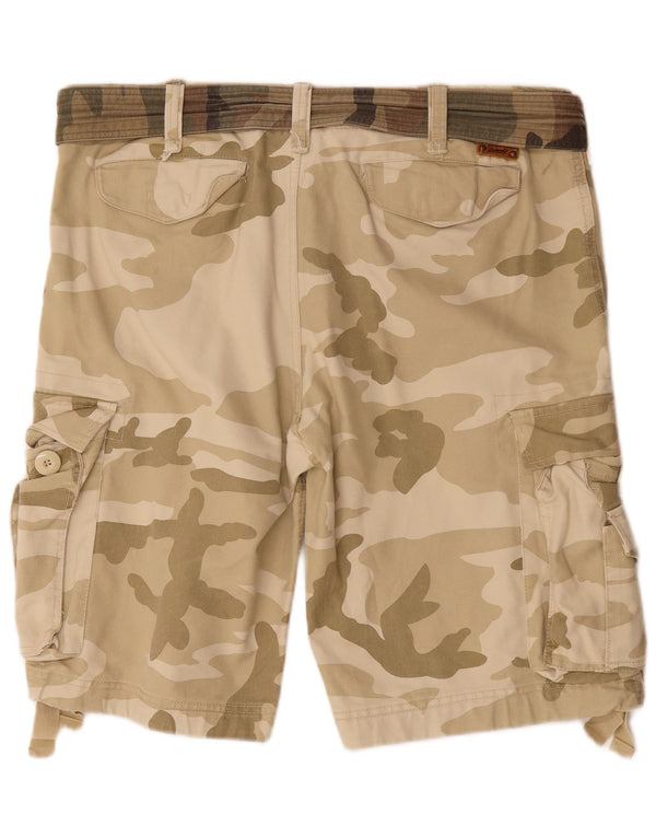 Pantaloncini cargo da uomo Brandit 2XL W42 Cotone mimetico beige