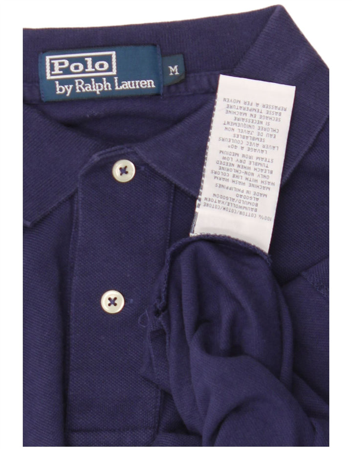 Polo Ralph Lauren Camicia da uomo in cotone blu navy medio