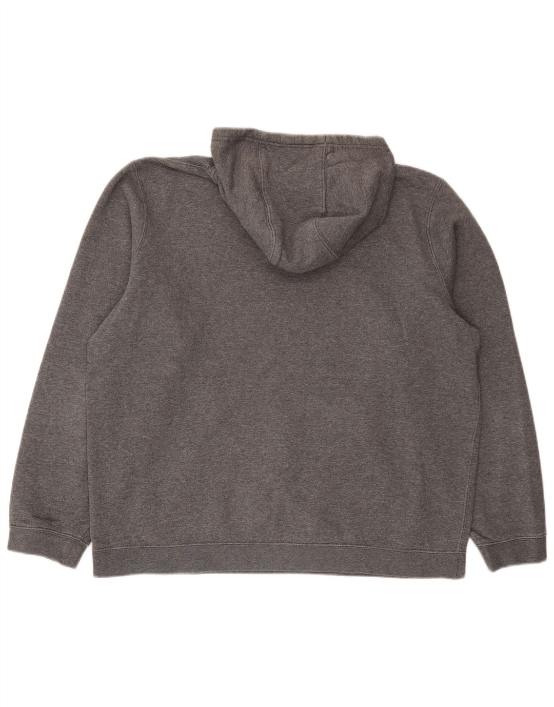 Nike Mens Hoodie Jumper XL Grey Cotton