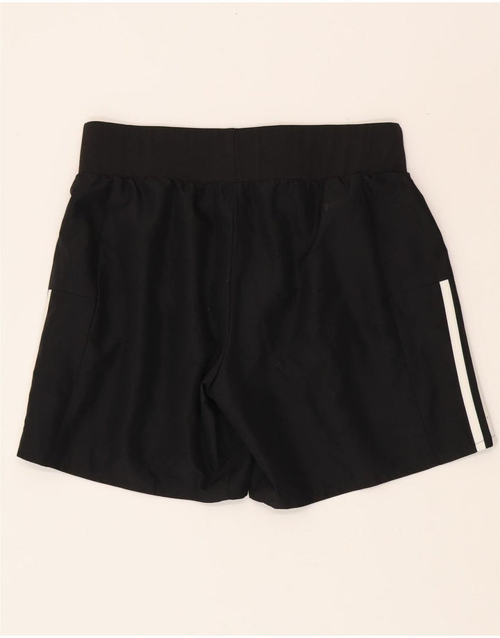 Adidas Womens Sport Shorts UK 10 Small Black Polyester