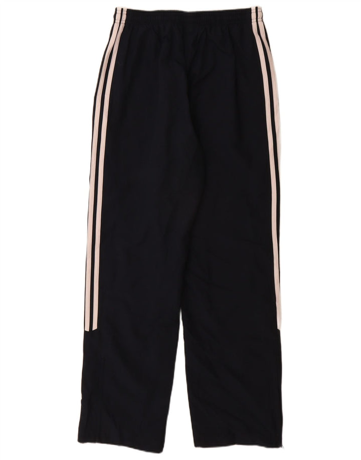 Adidas Womens Tracksuit Trousers UK 12 Medium Navy Blue Polyester
