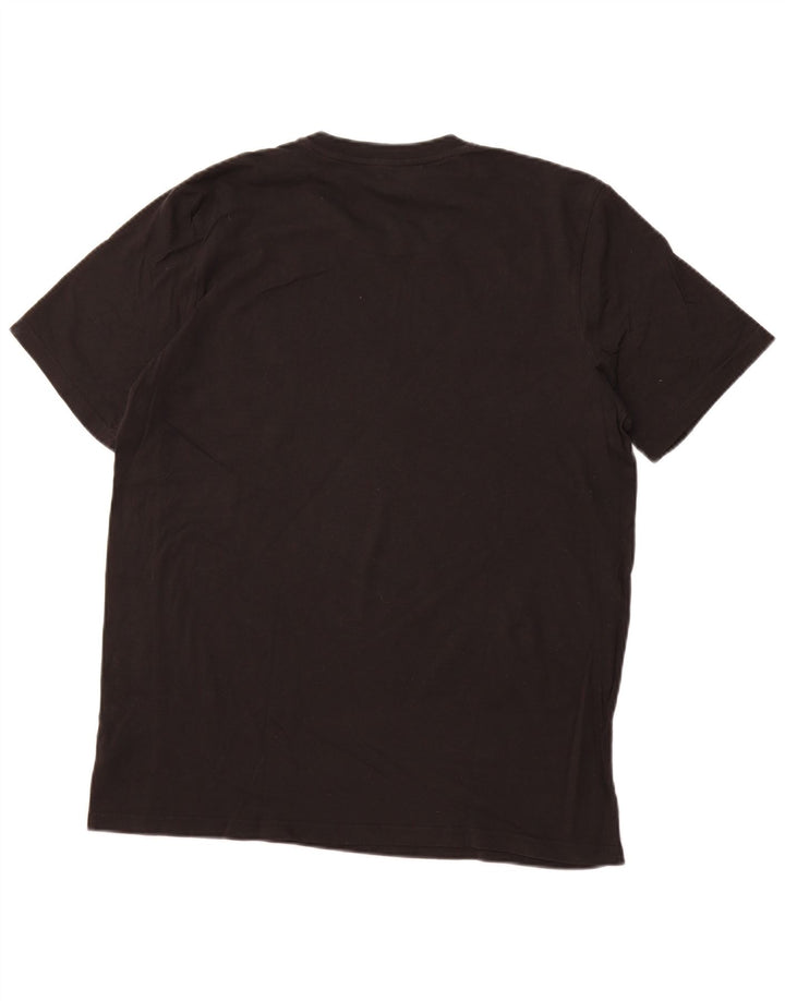 ADIDAS Mens T-Shirt Top Large Black Cotton