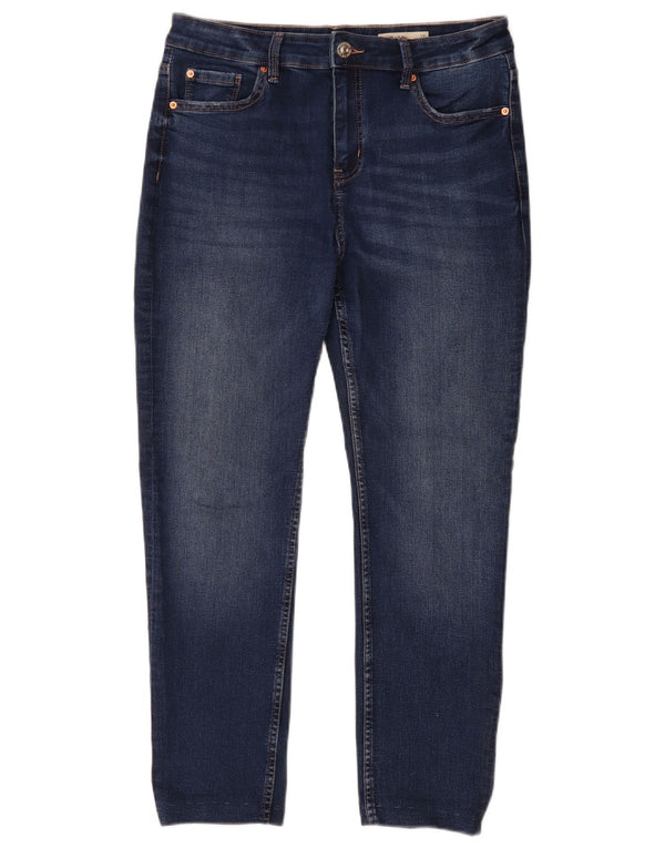 Marks & Spencer Womens The Lily Slim Jeans UK 14 Large W32 L26 Blue Cotton