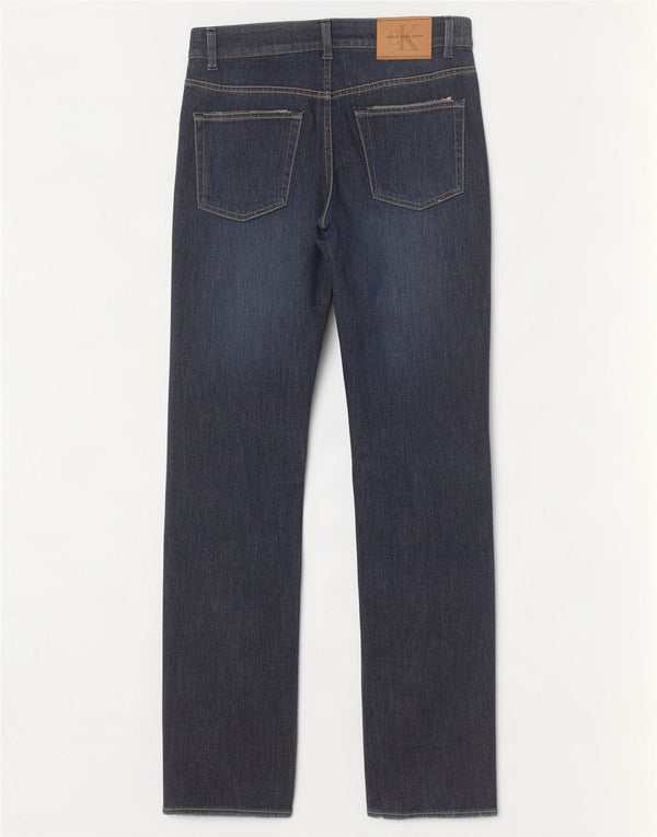 Calvin Klein női egyenes farmer W27 L32 sötétkék pamut