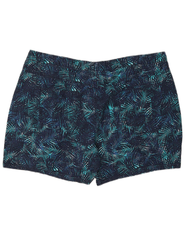Shorts Chino Feminino Mountain Warehouse UK 18 XL W38 Azul Floral Algodão