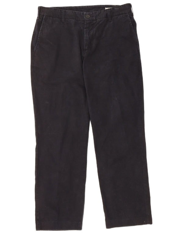 Pantaloni chino dritti da uomo North Sails W34 L29 in cotone blu navy