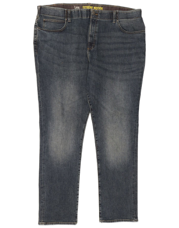 Lee Mens Extreme Motion Jeans retos W46 L34 algodão azul