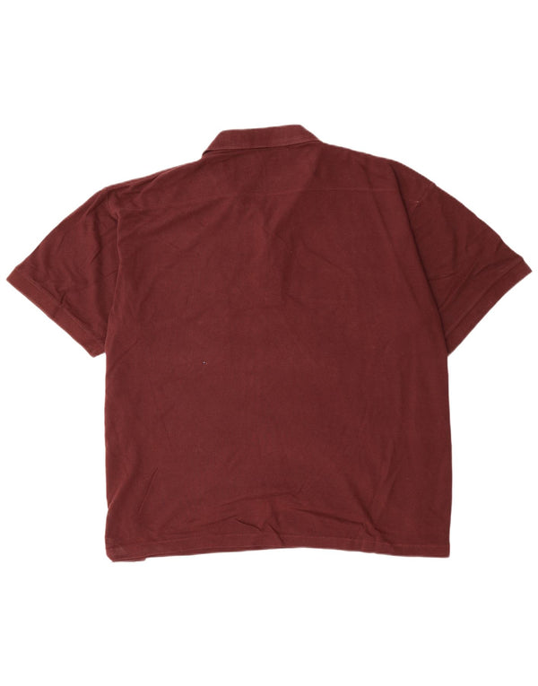 Polo grafica da uomo Fcuk French Connection 2XL cotone bordeaux