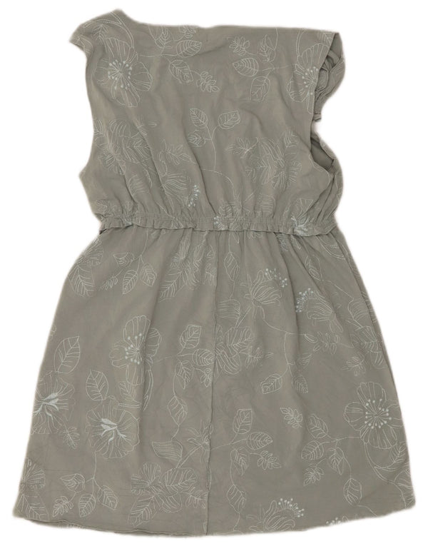 BCBGMAXAZRIA Top tunica da donna UK 14 Poliestere floreale verde grande