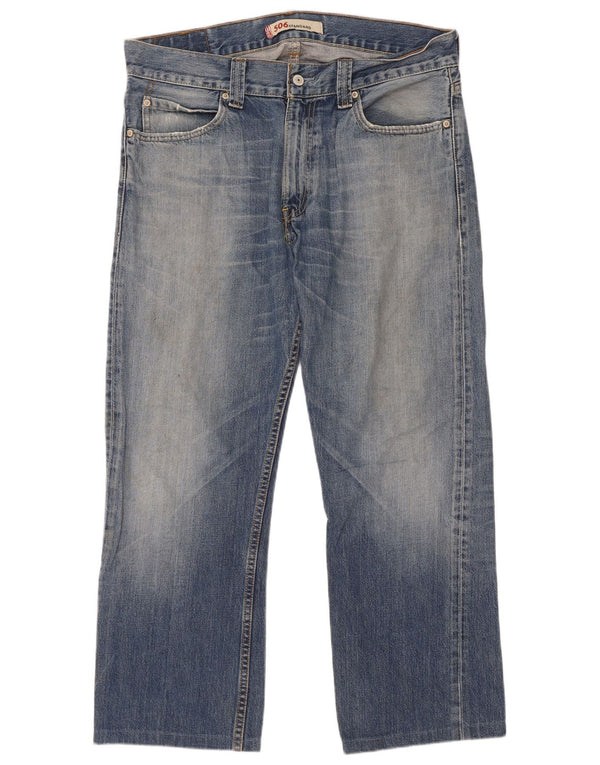 Jeans dritti da uomo Levi's 506 vestibilità standard W34 L28 cotone blu