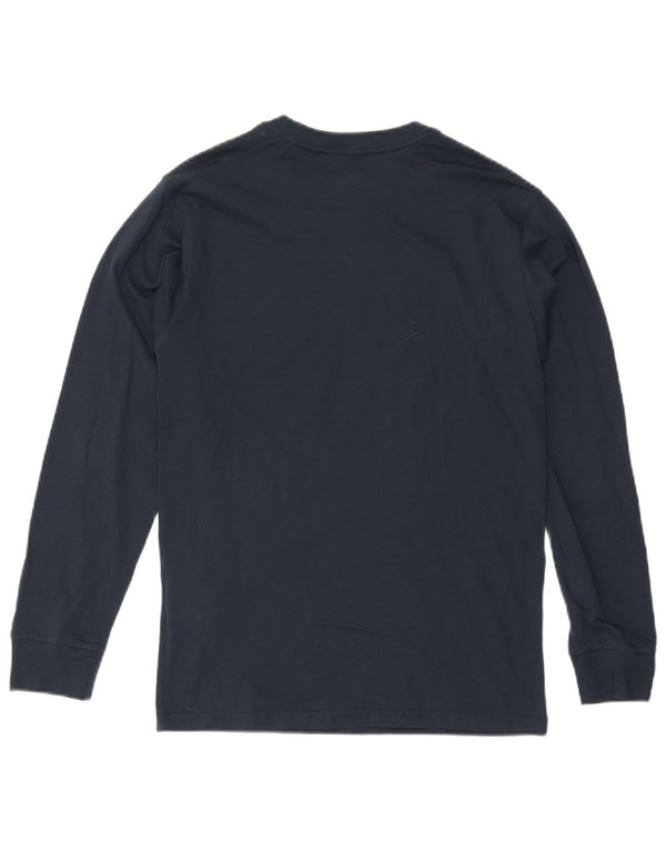 Vans Mens Classic Fit grafikus felső, hosszú ujjú kis sötétkék pamut