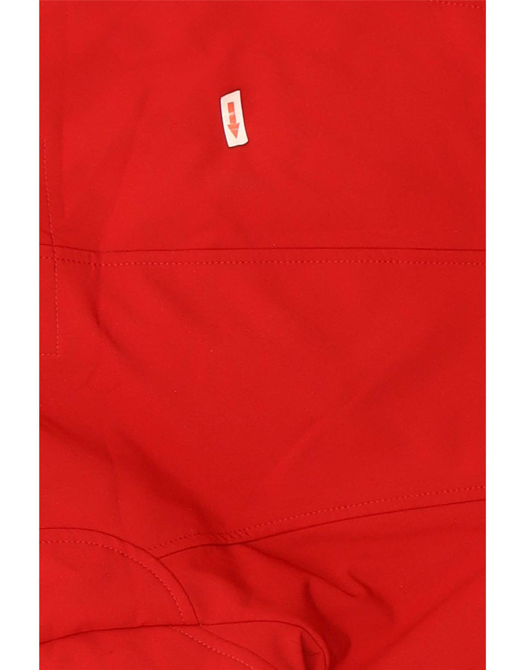 French Connection Damen-Regenjacke mit Kapuze, reguläre Passform, UK 14, Größe L, Rot