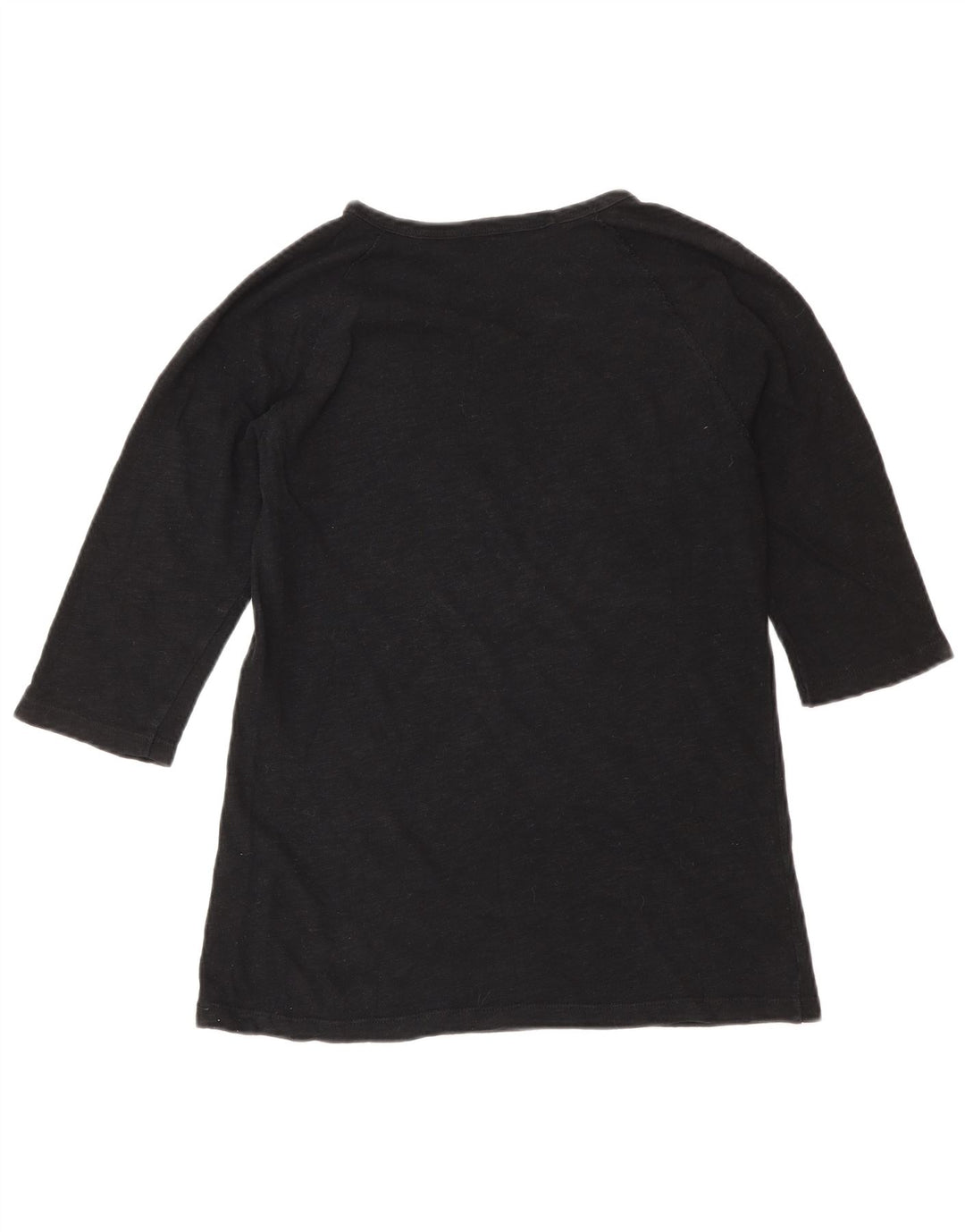 Zara Dame Top 3/4 ærme UK 10 Lille Sort