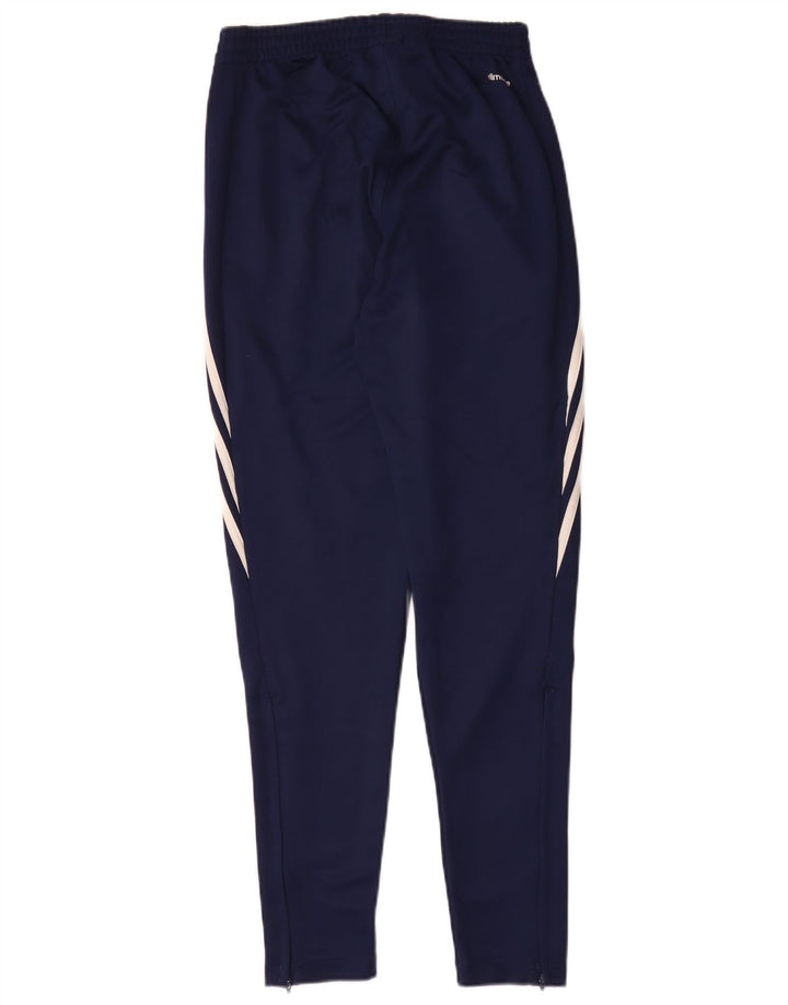 Adidas Mens Climalite Tracksuit Trousers XS Navy Blue Polyester