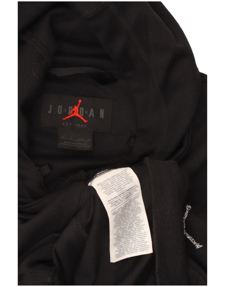 JORDAN Herre Dri Fit Hættetrøje med lynlås XS Sort Polyester