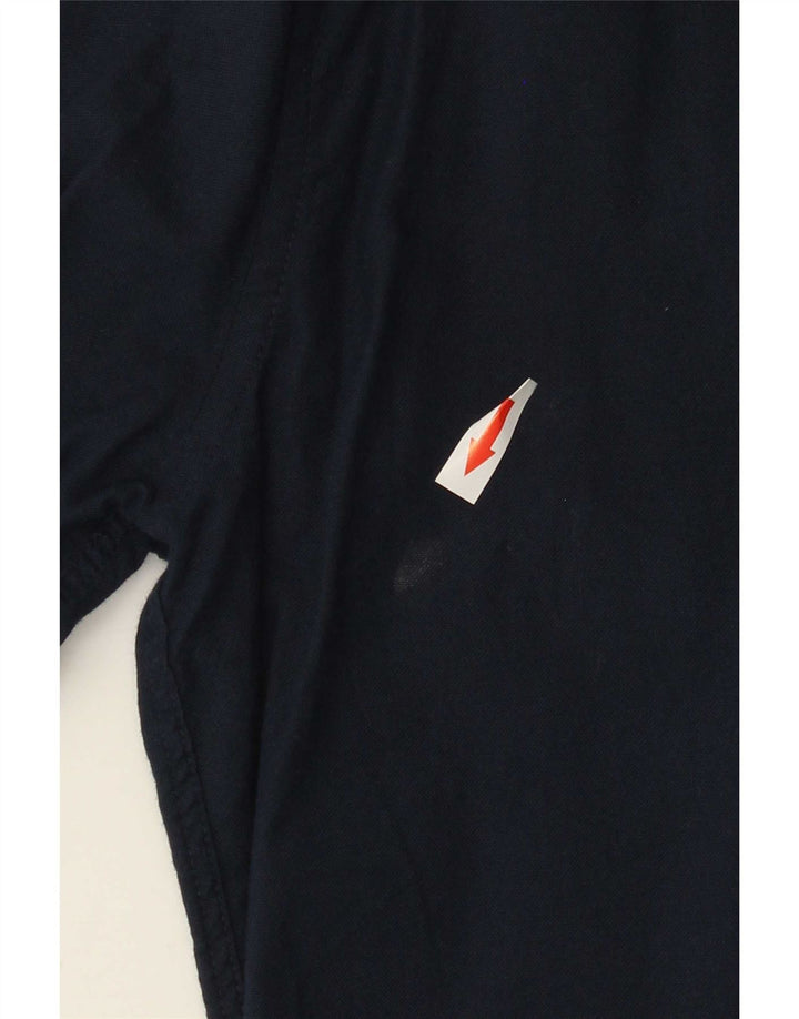 Jack & Jones Herrenhemd aus mittelblauer Baumwolle in Marineblau