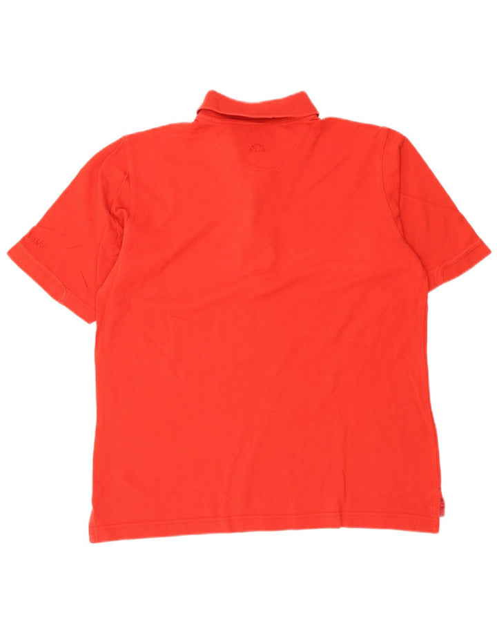 Polo da uomo Ellesse piccola in cotone arancione
