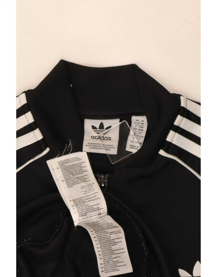 Chłopięca bluza dresowa Adidas 11-12 lat, czarna, poliester