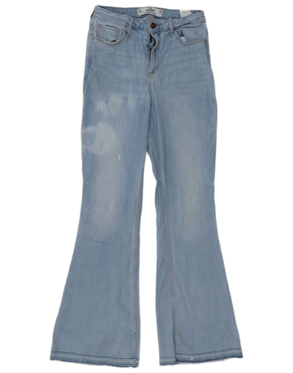 Hollister Damen Curvy High Rise Flared Jeans US 9 Medium W29 L33 Blau