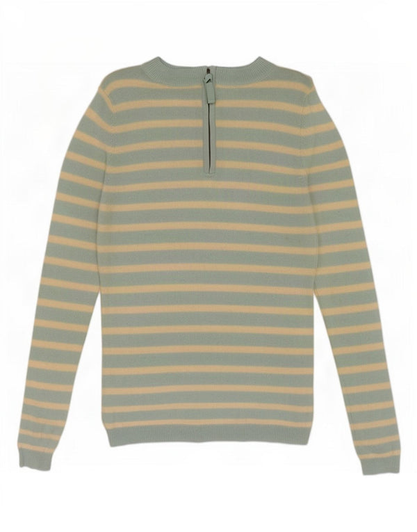Hobbs Damen-Pullover mit U-Boot-Ausschnitt, Gr. 6, XS, blau gestreift, Wolle