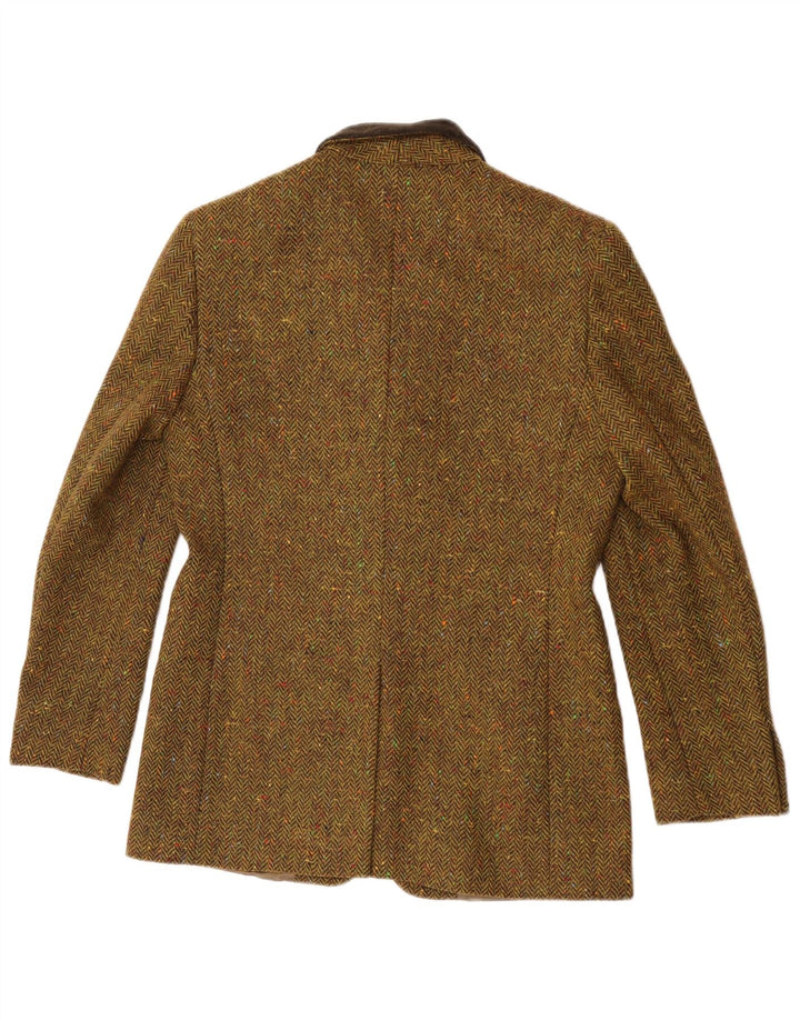 Max Mara Dame 3 Button Blazer Jacket UK 10 Small Khaki Sildeben