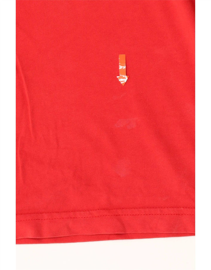 T-shirt grafica Nike da uomo con vestibilità standard, colore rosso medio