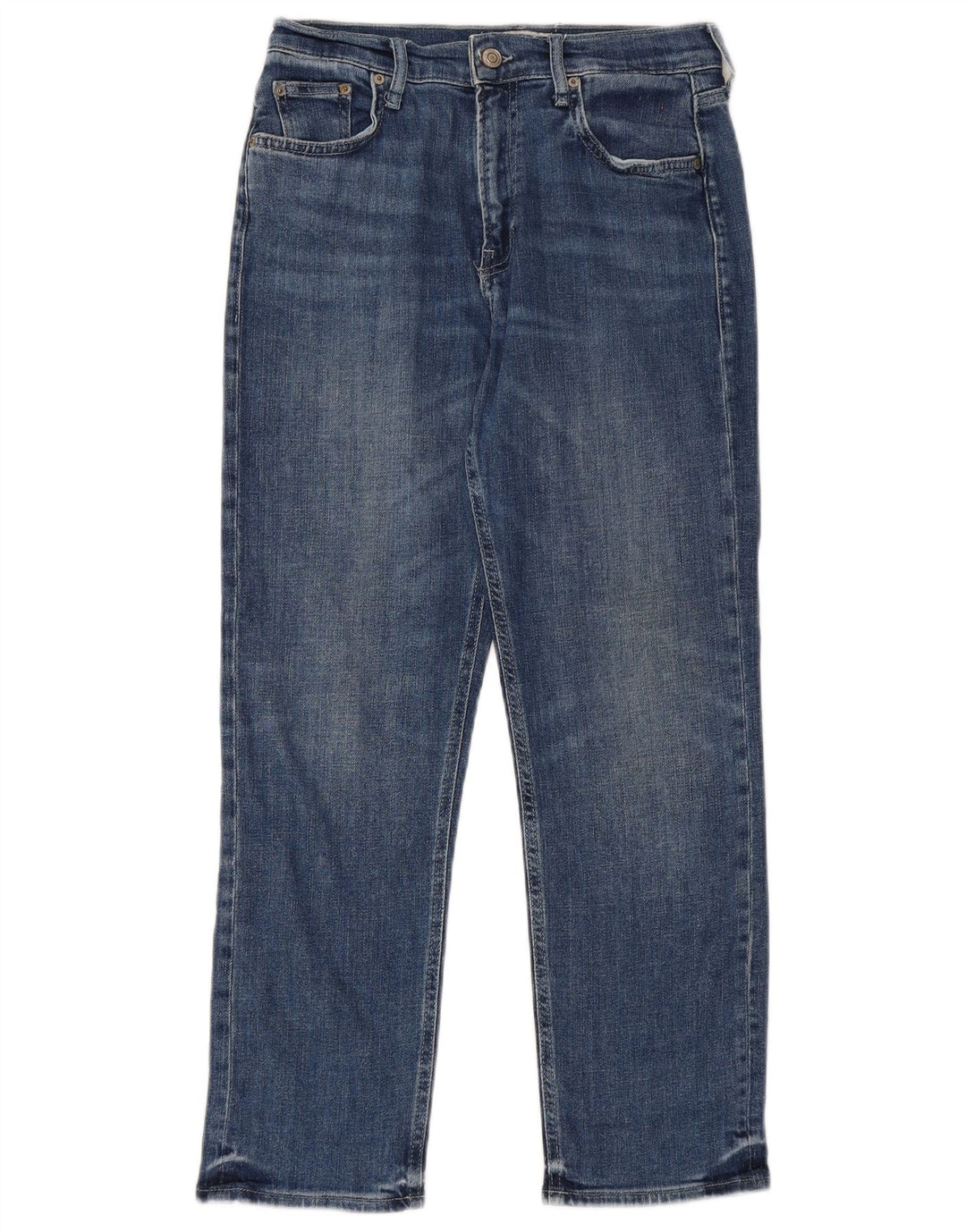 Zara Womens Straight Jeans EU 40 Medium W30 L27 Blue Cotton