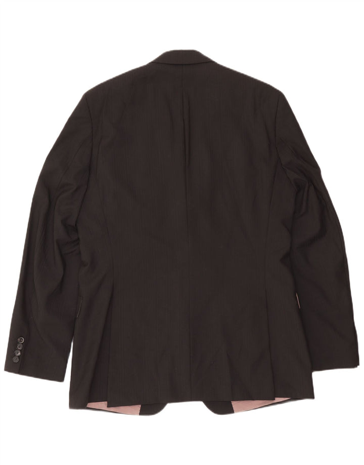 Hugo Boss Herren-Blazer mit 2 Knöpfen, Größe 102, große schwarze Wolle