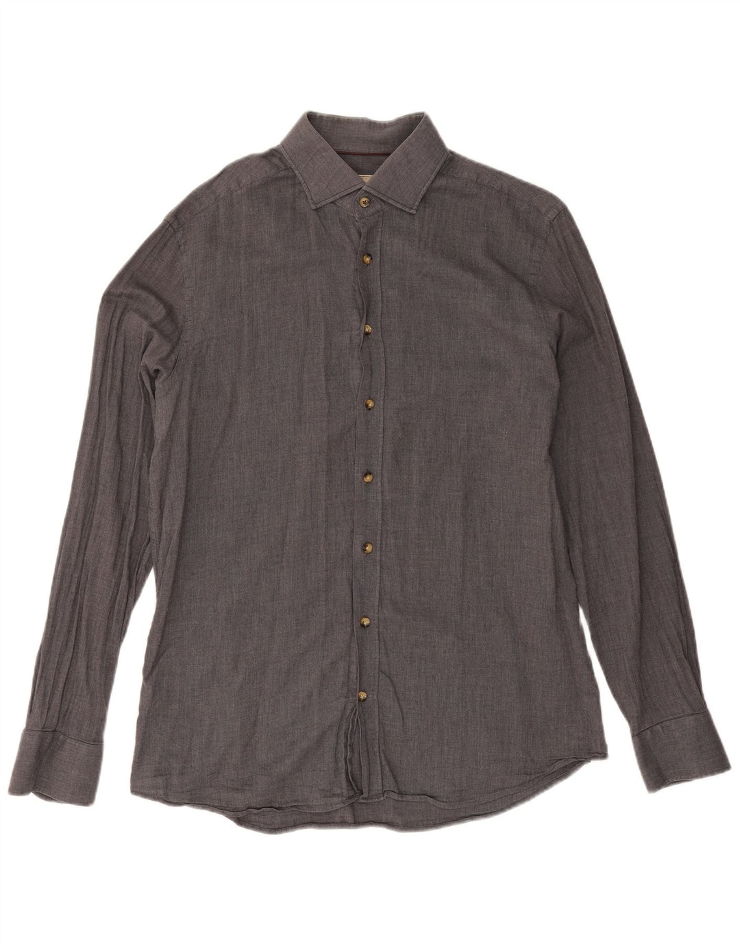 Hackett Herre Slim Fit Skjorte Stor Grå Bomuld