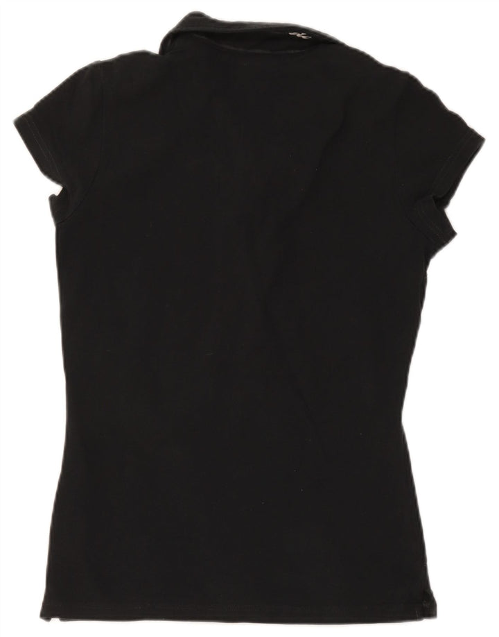 Kappa Womens Polo Shirt IT 36 XS Black