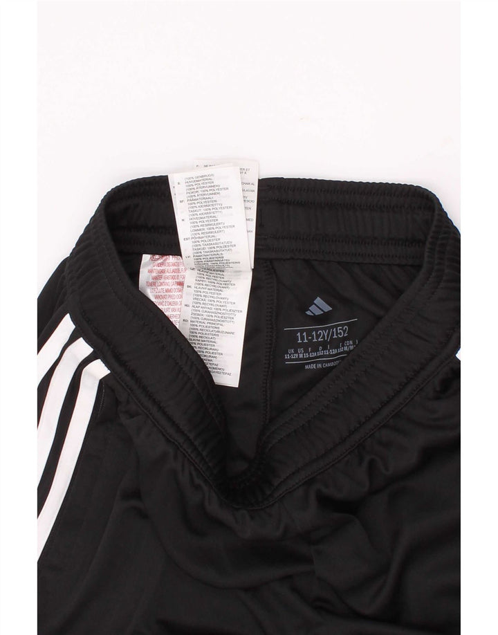 Shorts esportivos Adidas meninos 11-12 anos preto poliéster