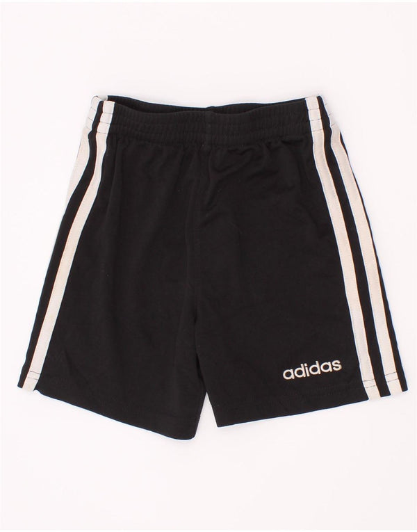 Shorts esportivos Adidas para meninos 18-24 meses preto poliéster