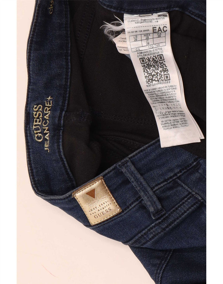 Vaqueros Guess Mujer Cigarrillo Slim W29 L28 Algodón Azul