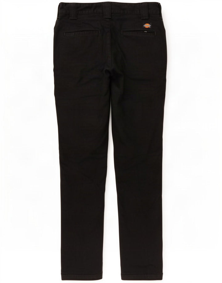 Dickies muške ravne chino hlače W34 L32 crni poliester