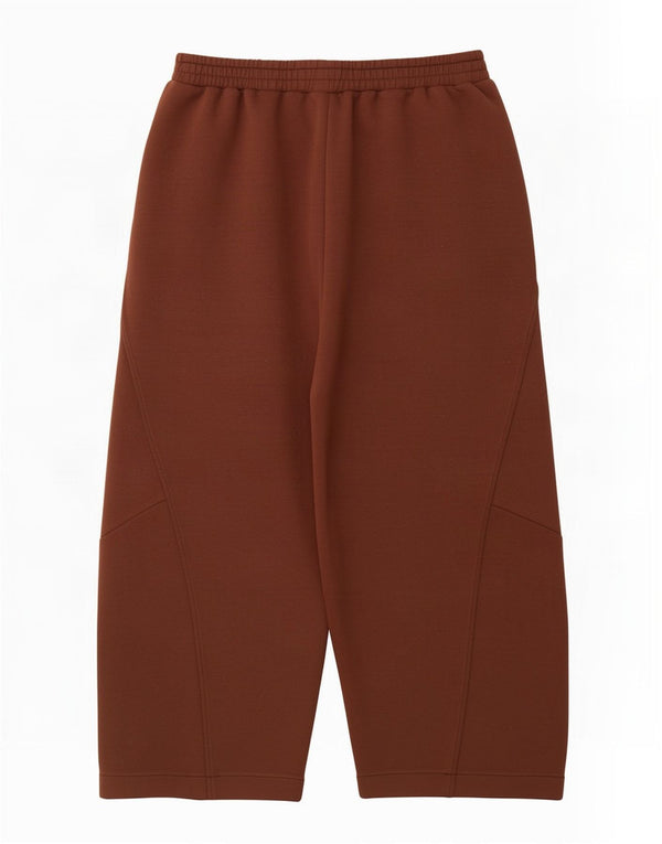 Pantaloni da tuta corti Marks & Spencer da donna UK 14 Large Marrone Poliestere