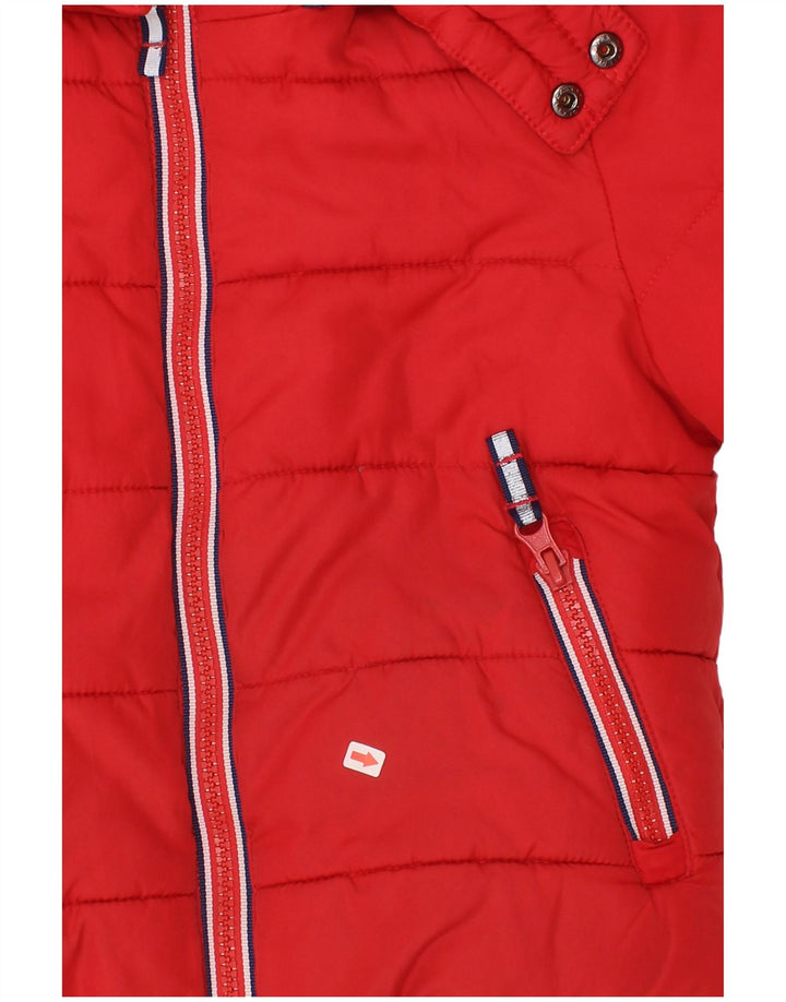 Veste matelassée à capuche Boden garçon 3-4 ans rouge polyester