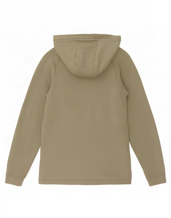Felpa con cappuccio e zip Nike da uomo piccola in cotone kaki