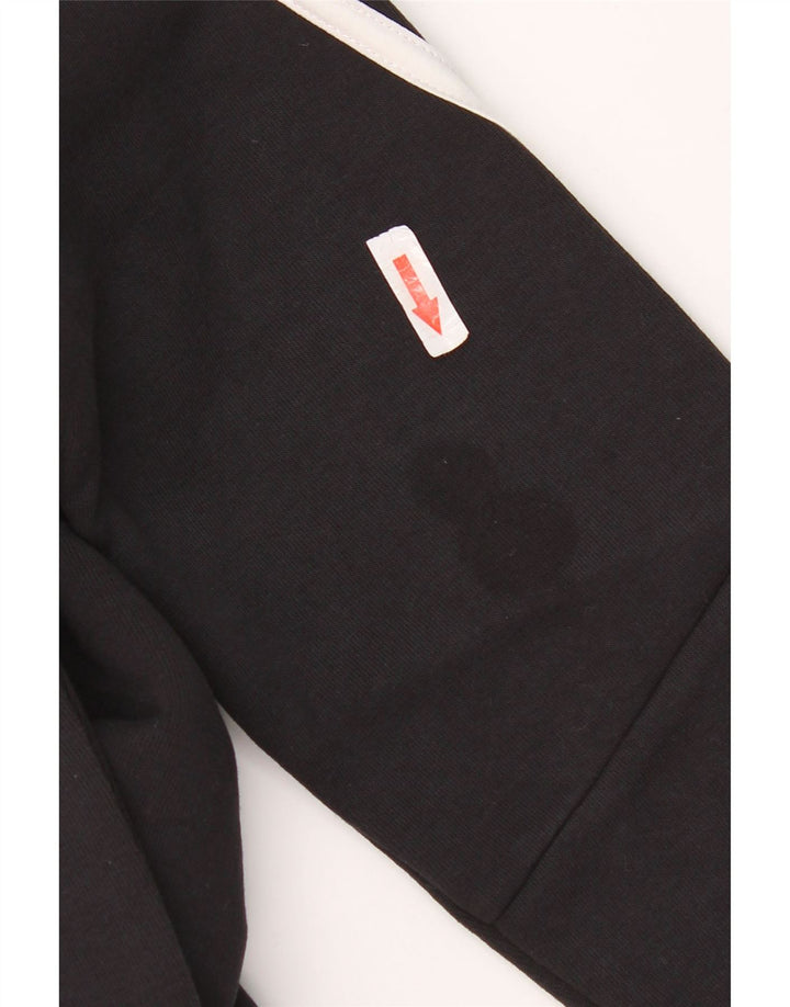 ADIDAS Boys Sweatshirt Jumper 13-14 Years Black Cotton