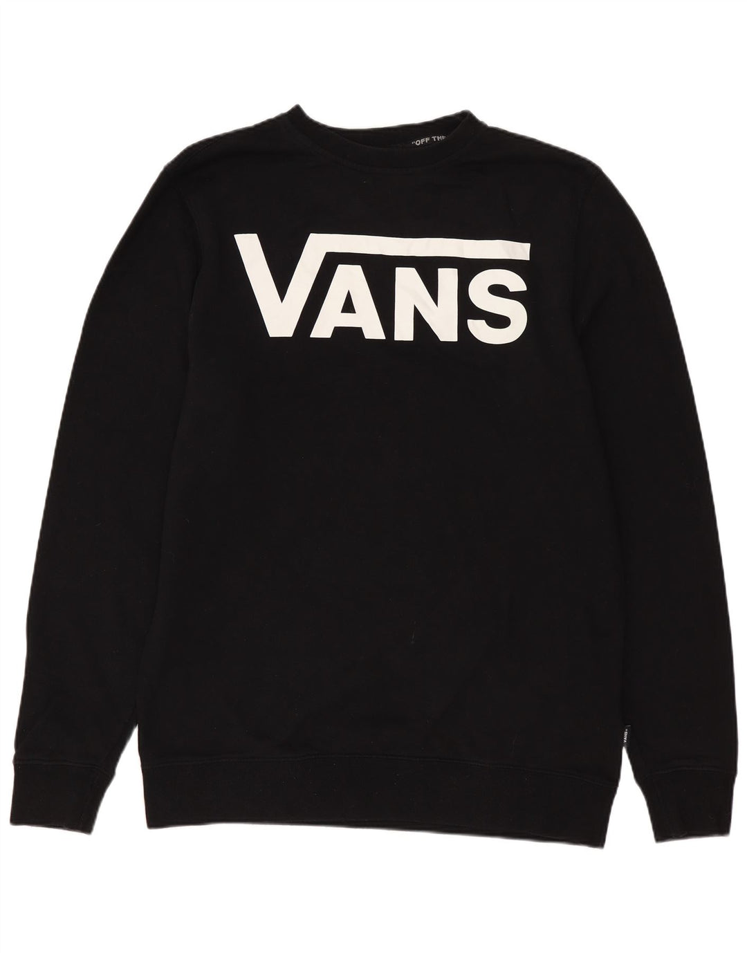 VANS Mens Graphic Sweatshirt Jumper Small Black