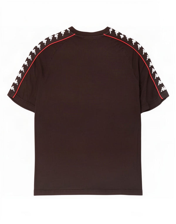 Kappa Mens Graphic T-Shirt Top XL Black Cotton