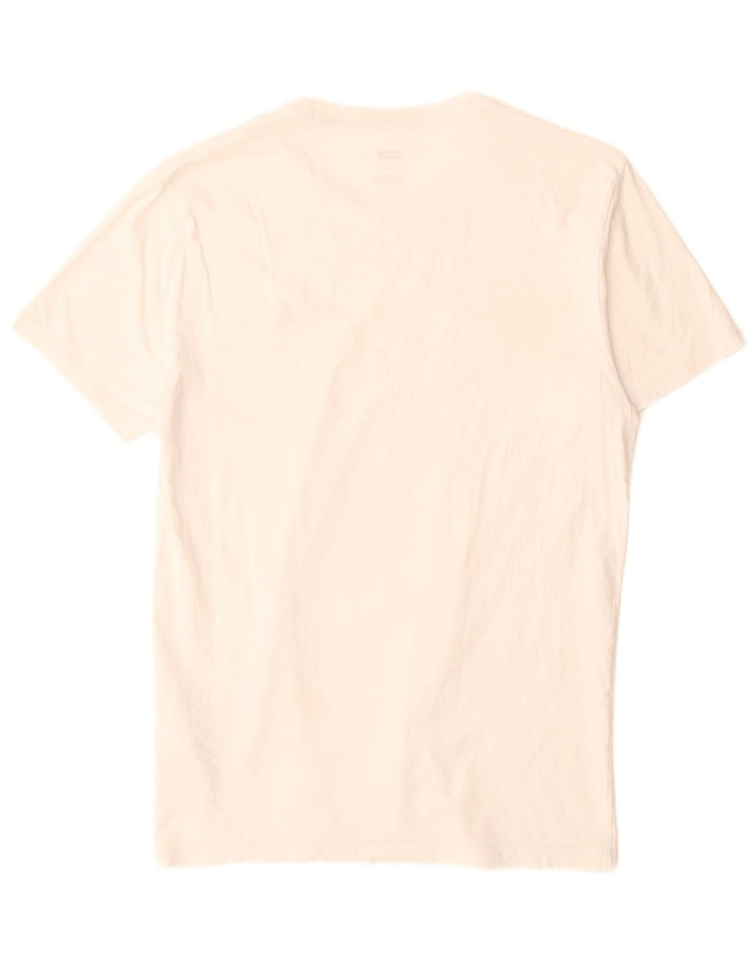 Levi's Mens Slim T-Shirt Top Medium White Cotton