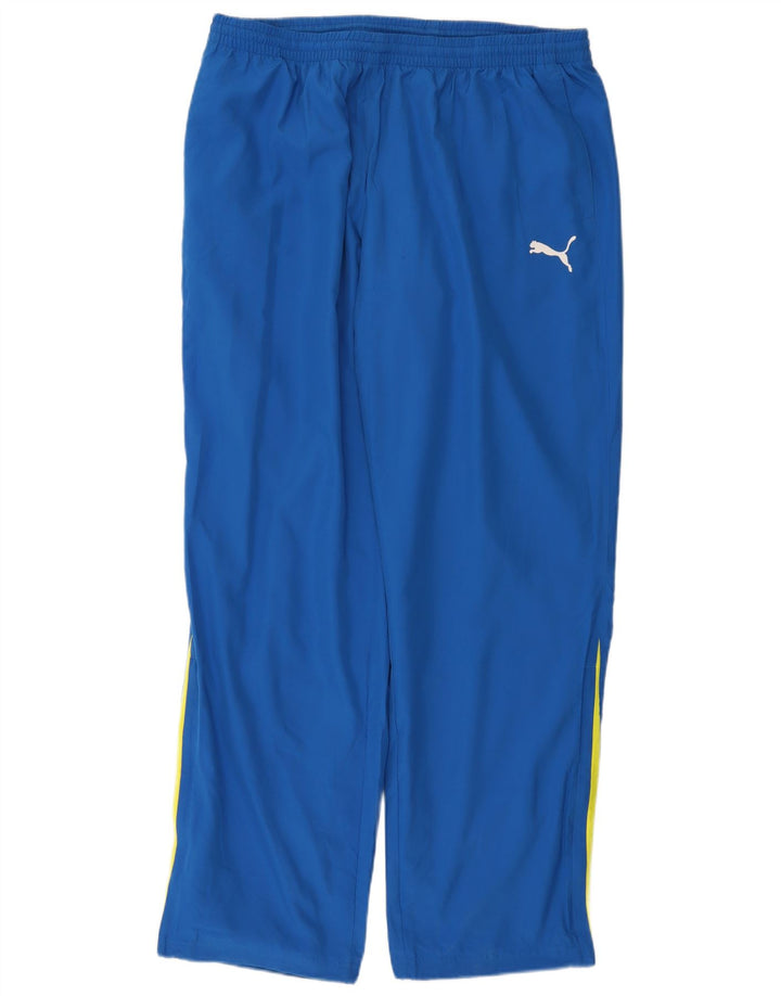 Puma Træningsdragtsbukser til mænd XL Blå Colourblock Polyester