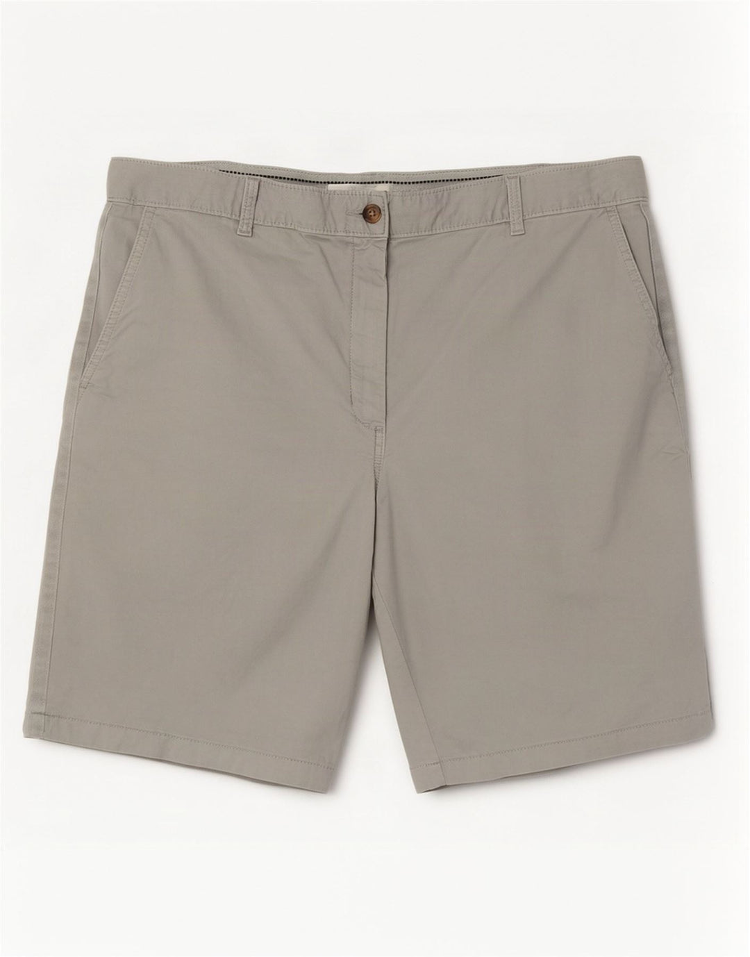 Marks & Spencer Womens Chino Shorts UK 16 Large W36 Grey Cotton