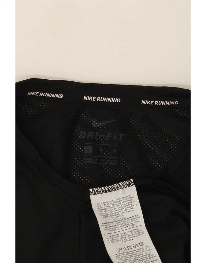 T-shirt Nike Dri Fit da uomo, piccola, in poliestere nero