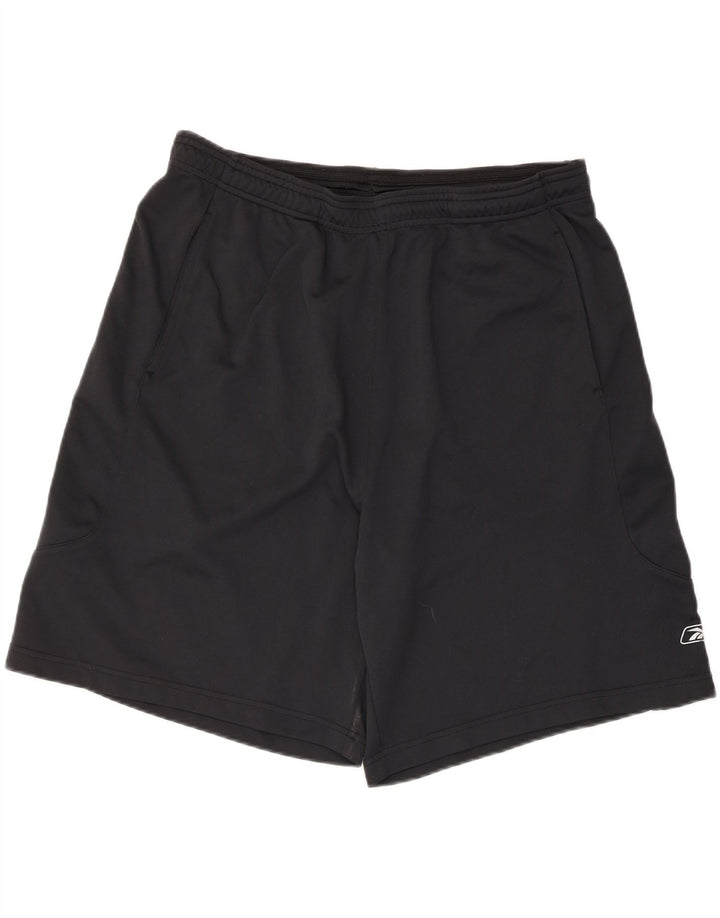 Reebok Short de Sport Homme XL Noir Polyester