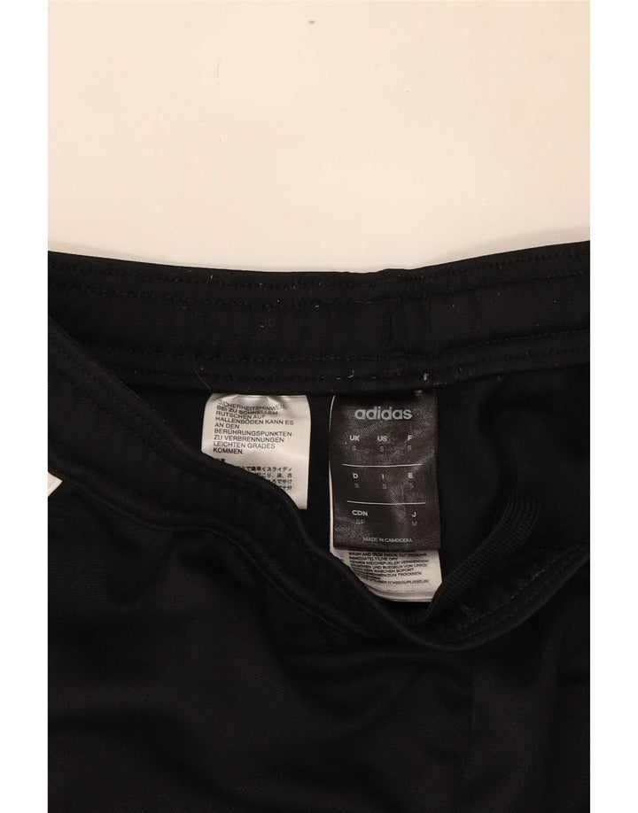 Pantaloni da tuta Adidas Climalite da uomo piccoli in poliestere nero
