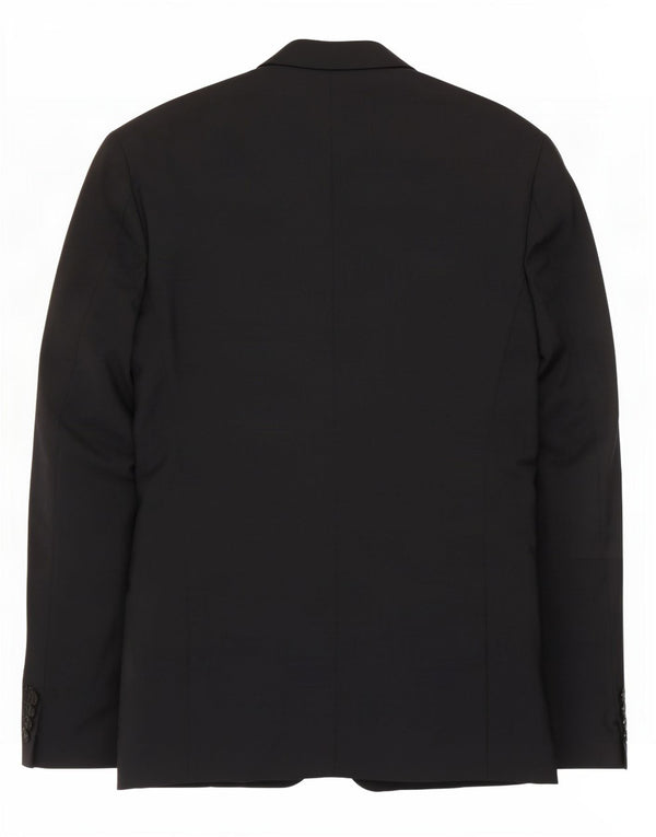 Giacca blazer da uomo a 3 bottoni Giorgio Armani IT 46 Small Blu Navy