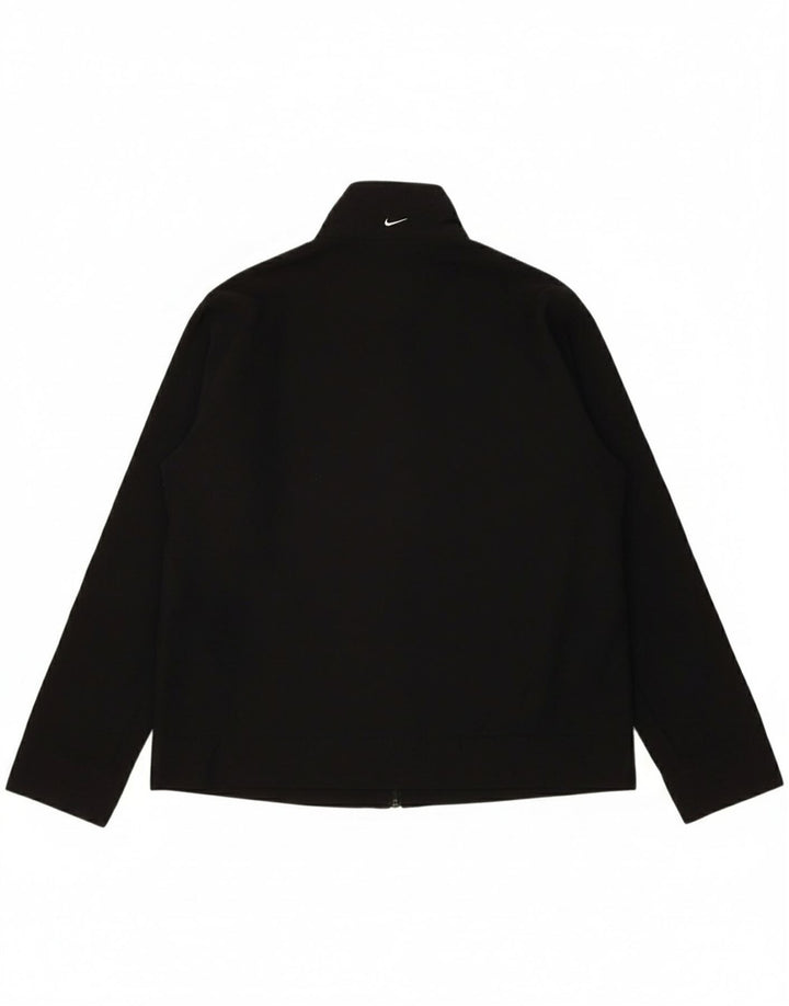 NIKE Womens Tracksuit Top Jacket US 16/18 XL Black Colourblock Polyester